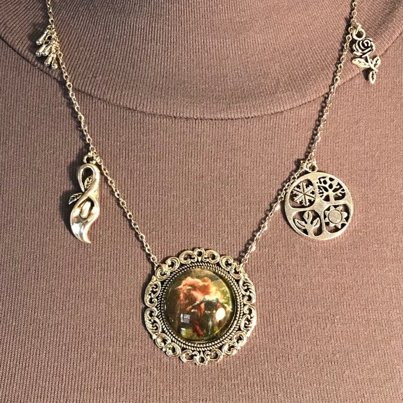 SOLD—“La Belle Dame Sans Merci" John Keats Handmade Literature Necklace - Picture 8 of 16